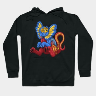 Dilophosaurus: BlueFace Hoodie